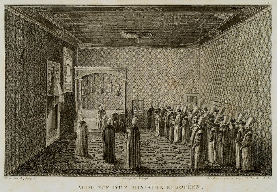 Audience d'un ministre européen - D'ohsson Mouradgea - 1790