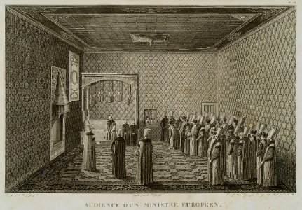 Audience d'un ministre européen - D'ohsson Mouradgea - 1790