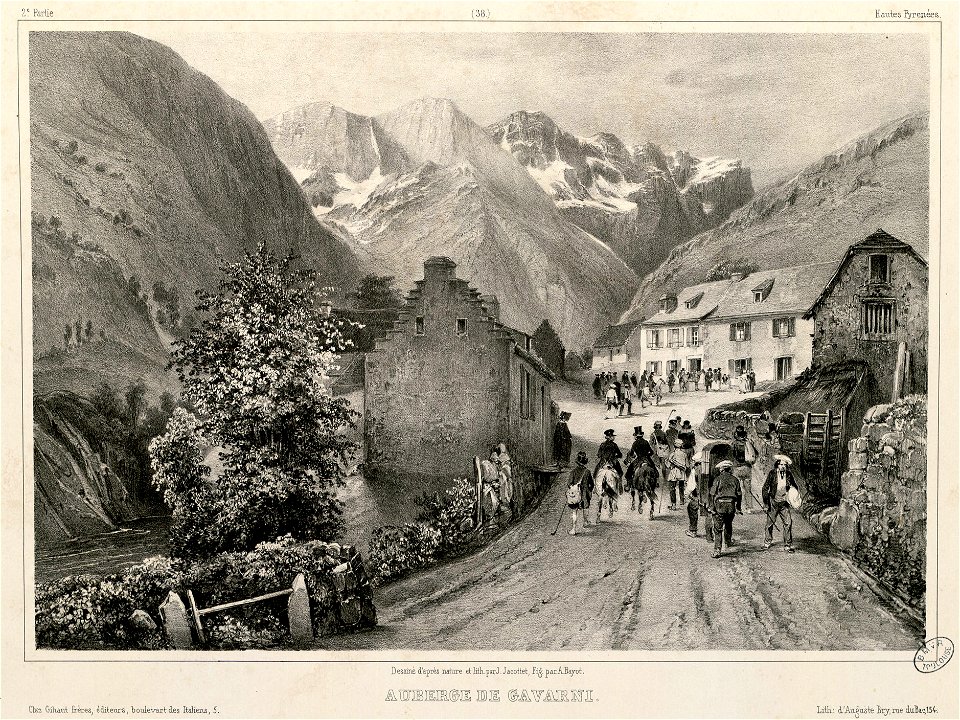 Auberge de Gavarni (Hautes Pyrénées) - Fonds Ancely - B315556101 A JACOTTET 2 041