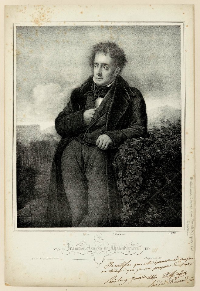 Aubry-Lecomte - François Auguste de Chateaubriand - G.41927 - Musée Carnavalet