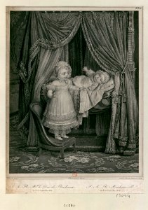 Aubry-Lecomte - S. A. R. M.gr le Duc de Bordeaux né le 29 Septembre 1820 - S. A. R. Mademoiselle née le 21 Septembre 1819