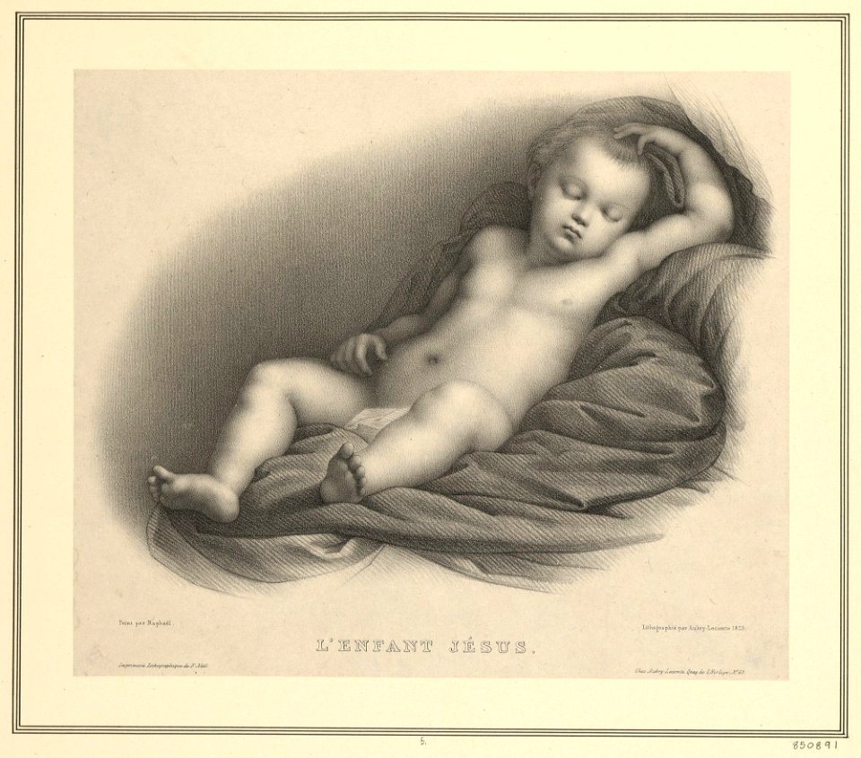 Aubry-Lecomte - The sleeping Christ Child