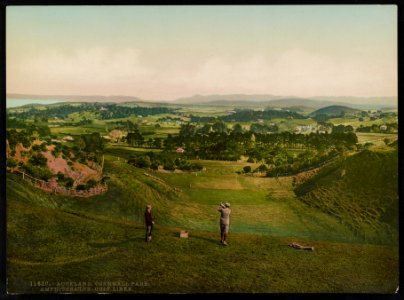 Auckland. Cornwall Park. Amphitheatre Golf Links LCCN2017657813
