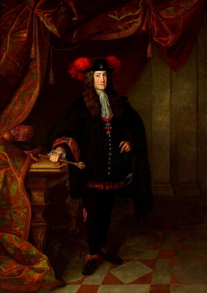 Auerbach - Charles VI, Holy Roman Emperor in black