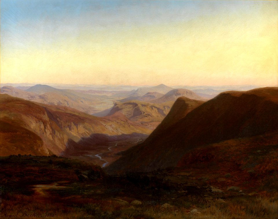 August Becker (1822-87) - Caenlochan - RCIN 403590 - Royal Collection