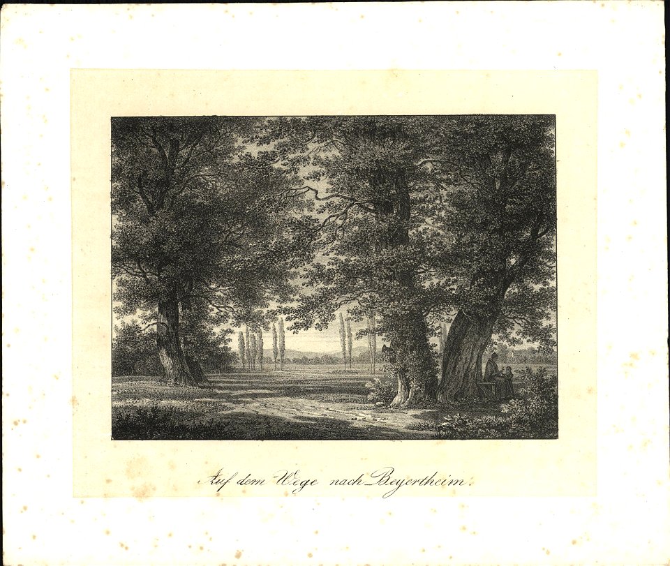 Auf dem Wege nach Beyertheim, objectnr A 58197