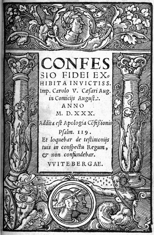 Augsburger Konfession 1531 Titel