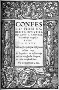 Augsburger Konfession 1531 Titel