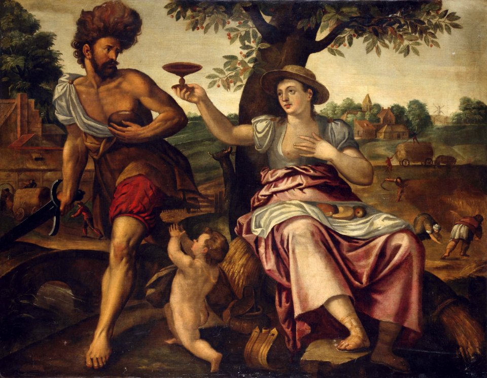 Augsburger Schule um 1580-1600 Allegorie der Sommers