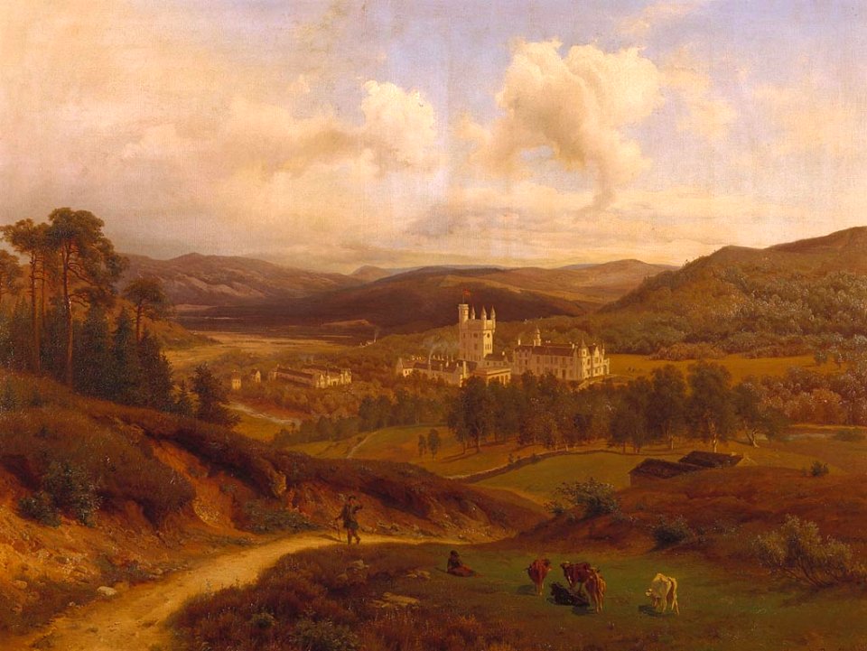 August Becker (1822-87) - Balmoral - RCIN 404457 - Royal Collection