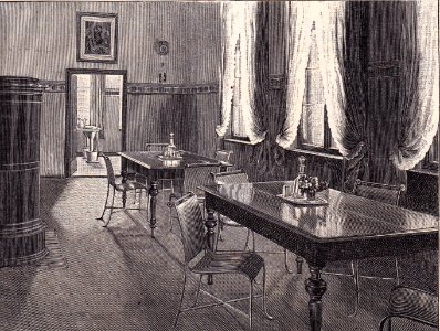 Aufenthaltsraum im Lepraheim Memel