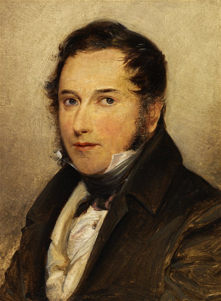August Grahl Portrait Herr Muller