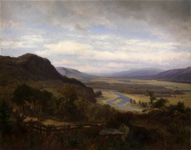 August Becker (1822-87) - The Valley of the Dee above Braemar - RCIN 403592 - Royal Collection