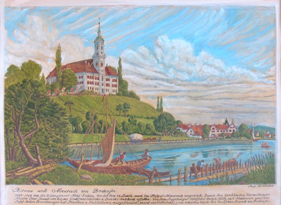 August Brandes Birnau mit Maurach