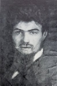 August Johnsson självporträtt
