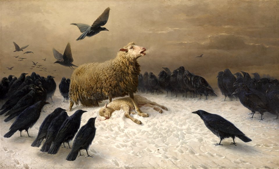 August Friedrich Albrecht Schenck - Anguish - Google Art Project