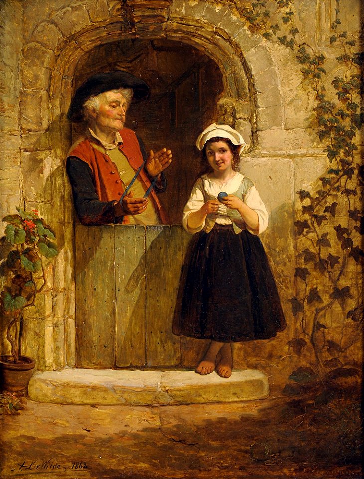 August de Wilde Grootvaders liefste 1862