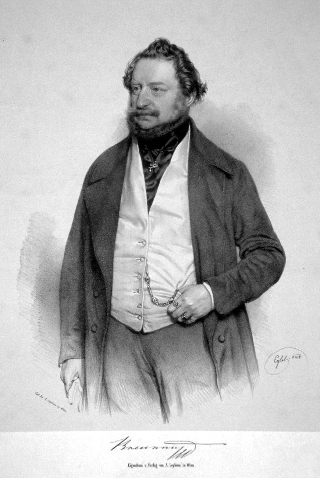 August Breuner-Enkvoith Senior Litho