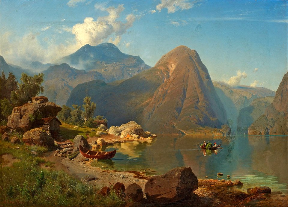 August Leu Blick auf den Königssee 1850
