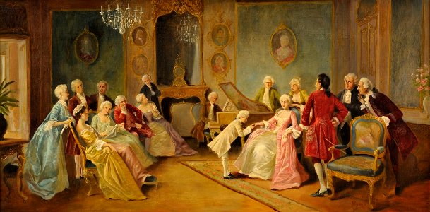 August Friedrich Knoop Der junge Mozart