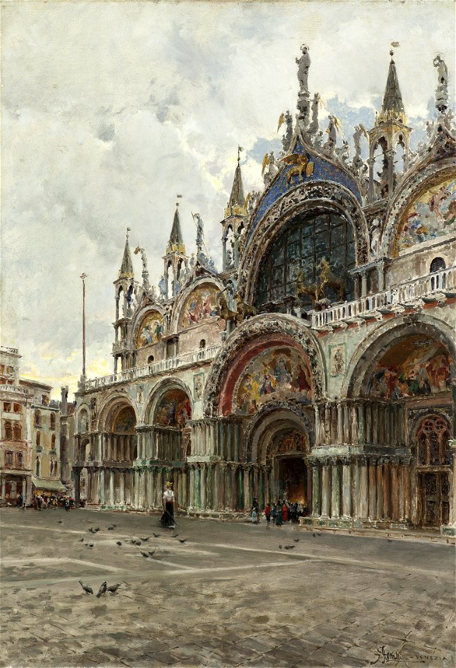 August Lovati San Marco Venezia