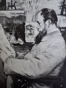 August Hagborg 1x Ernst Josephson