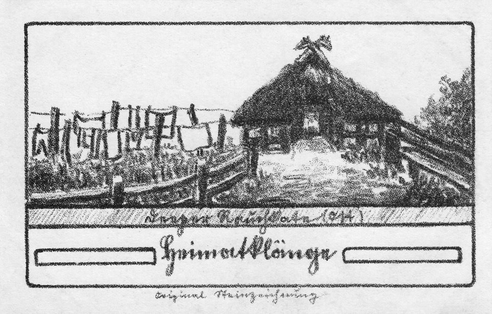 August Hermann Fischer Heimatklänge Deeper Rauchkate (Ost)