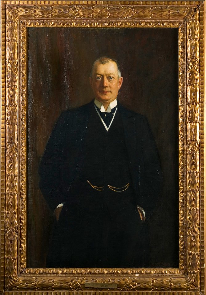August Hjalmar Wicander, 1860-1939 (Oscar Björck) - Nationalmuseum - 38956