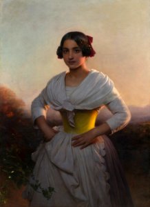 August Heinrich Riedel (1799-1883) - Marianna Verettoni - RCIN 403885 - Royal Collection