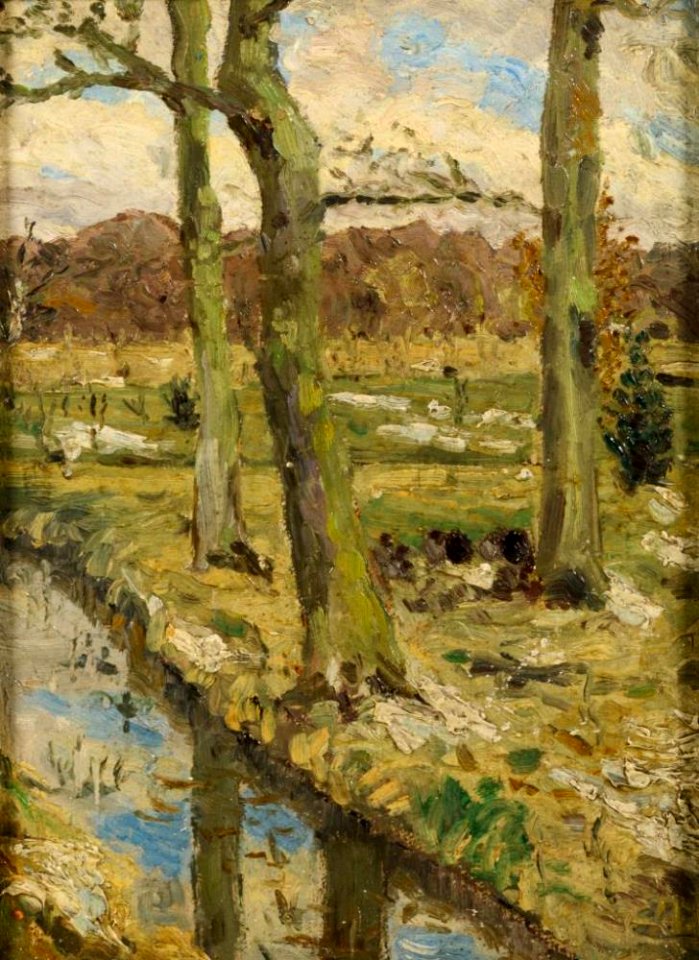 August Haake Bäume am Kanal