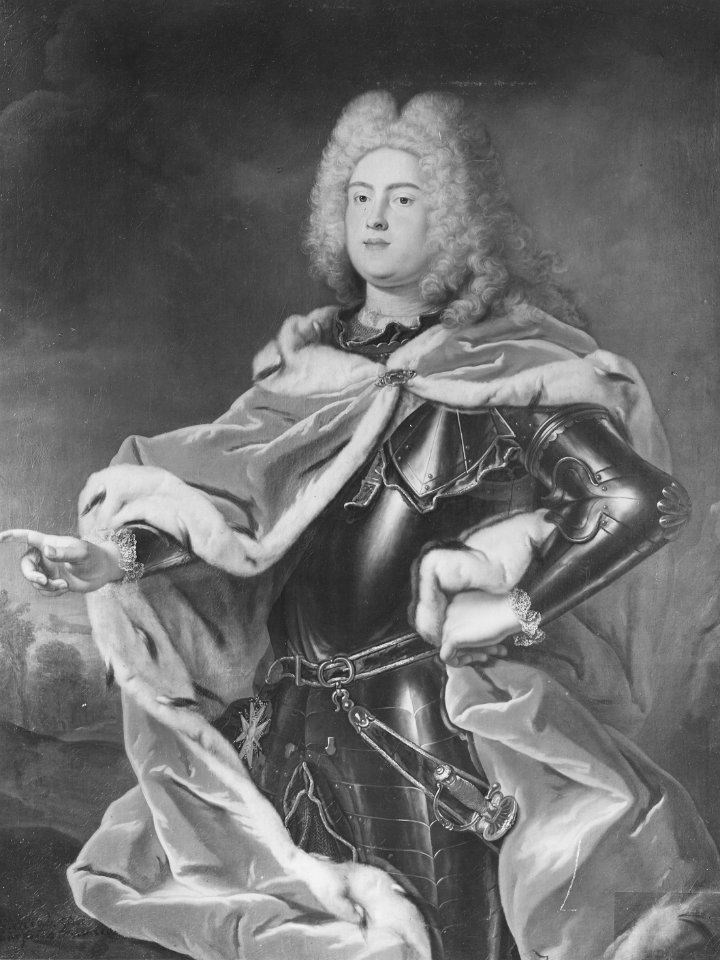 August III, 1696-1763, kurfurste av Sachsen, konung av Polen - Nationalmuseum - 15956