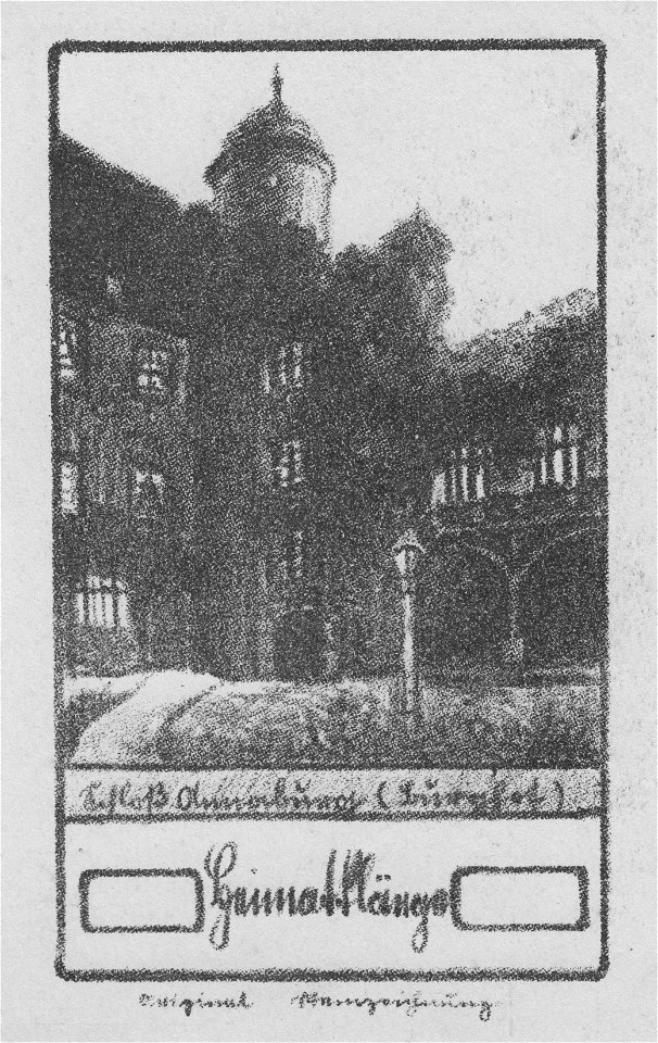August Hermann Fischer Heimatklänge Schloß Annaburg