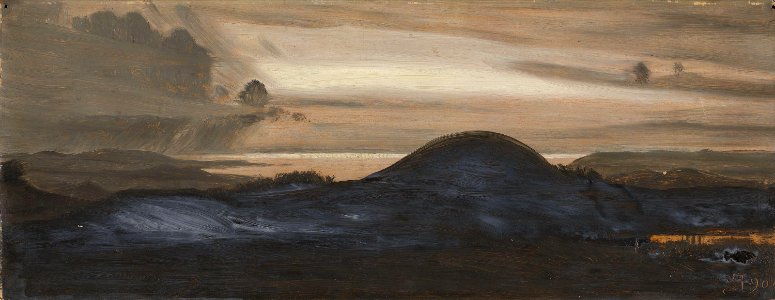 August Jerndorff - Illustrasjon til Holger Drachmanns Elverkongen i Troldtøj, København 1889-1890 - NG.M.00431-004 - National Museum of Art, Architecture and Design