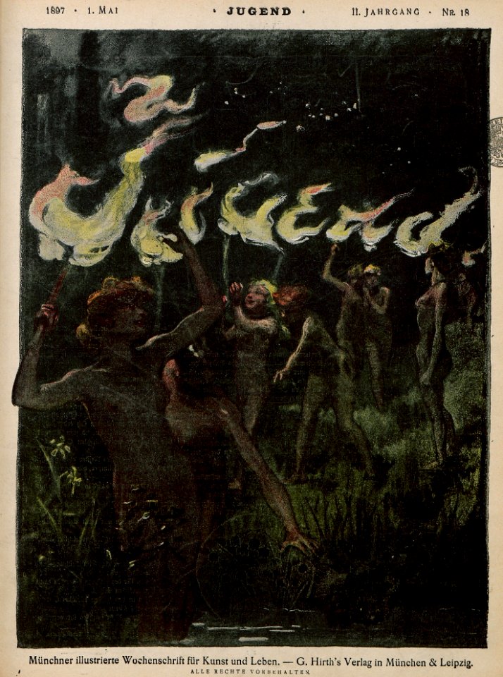 August Hoffmann von Vestenhof - Jugend Nr. 18, 1897