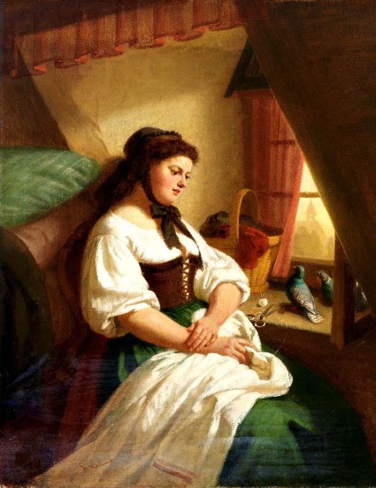 August Heinrich Niedmann Gedankenverloren