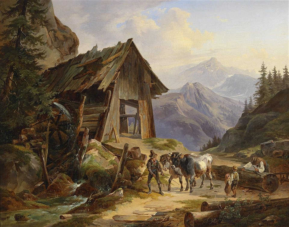 August Gerasch Auf der Alm