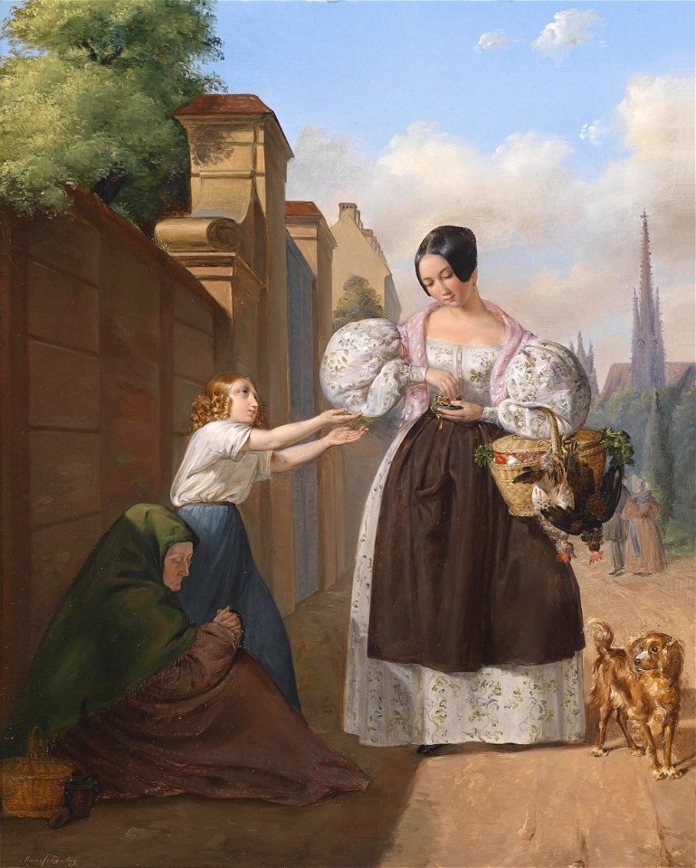 August Heinrich Mansfeld Die milde Gabe