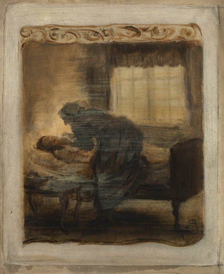 August Jerndorff - Og dybere bøjede Heksen sig ned over den hvide hals... - NG.M.00431-001 - National Museum of Art, Architecture and Design