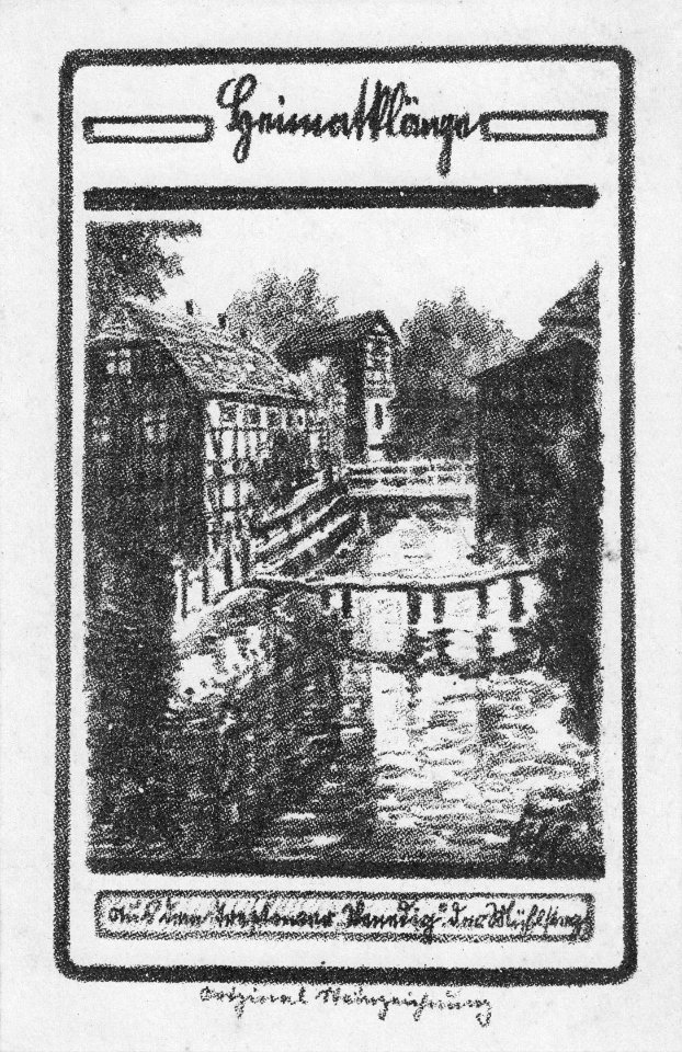 August Hermann Fischer Heimatklänge Aus dem Treptower Venedig der Mühlsteg