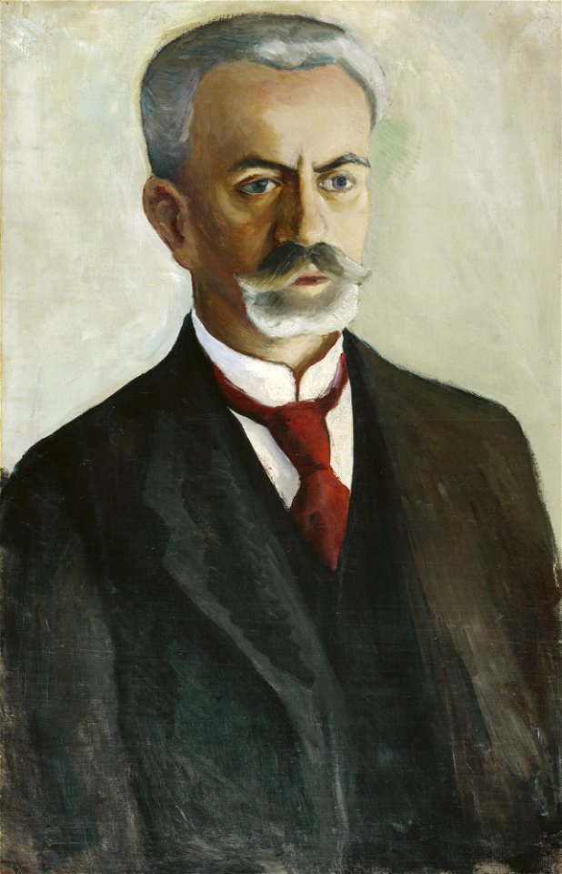 August Macke - Bildnis Bernhard Koehler - G 13335 - Lenbachhaus