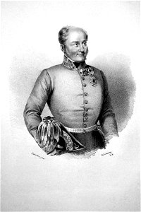 August Leiningen-Westerburg Litho