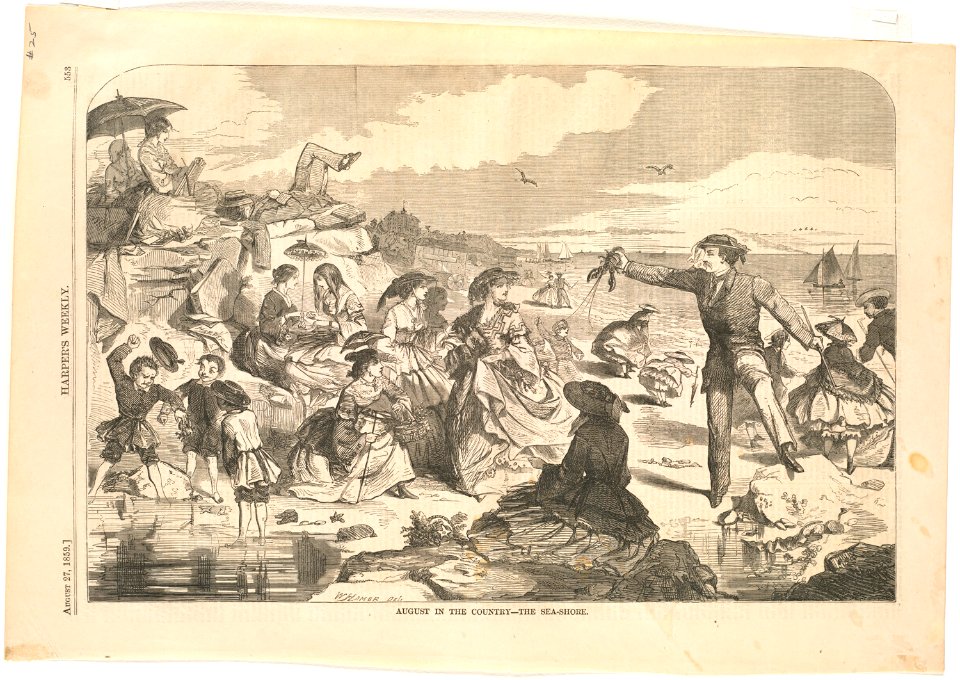 August in the country -- The sea-shore (Boston Public Library)