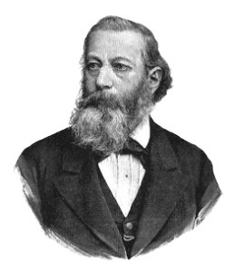 August Köstlin (1825–1894). Free illustration for personal and commercial use.