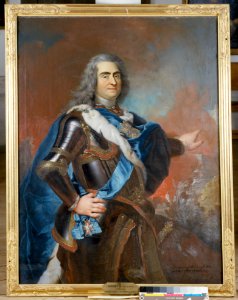 August II the Strong, 1670-1733, elector of Saxony, king of Poland (Louis de Silvestre d.y.) - Nationalmuseum - 15950