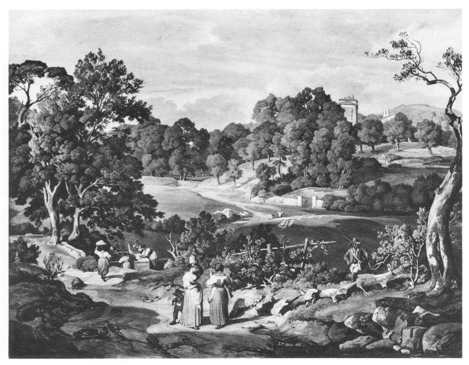 August Lucas Italienische Landschaft