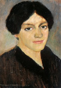 August Macke - Porträt Elisabeth Macke - G 15031 - Lenbachhaus
