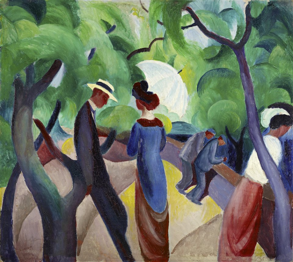 August Macke - Promenade - G 13328 - Lenbachhaus