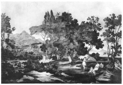 August Lucas Italienische Landschaft (Studie)