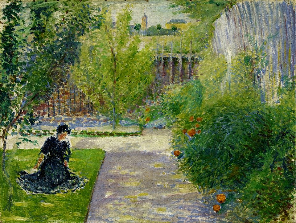 August Macke - Sonniger Garten