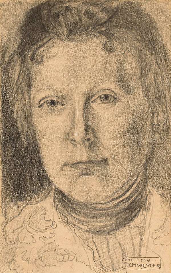August Macke Bildnis Ottilie Macke 1902